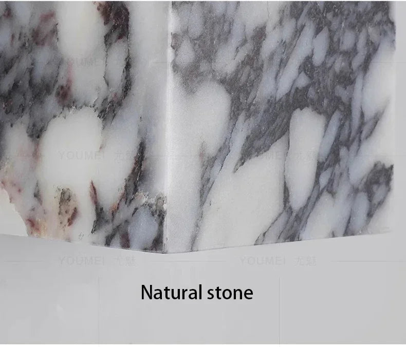 Nordic Italian Marble Lamp Indoor Background Wall Light Purple Pure Natural Stone Entrance Hallway Home Decor Lighting Fixtures