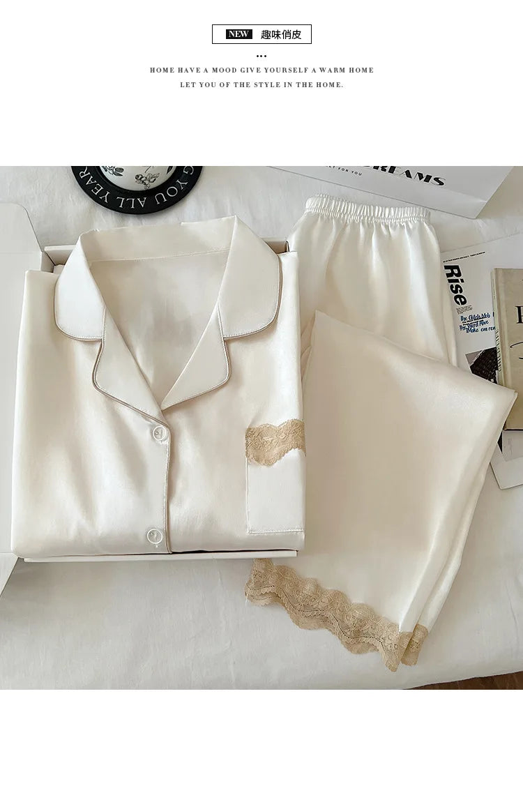 Princess Ice Silk Nightwear Set