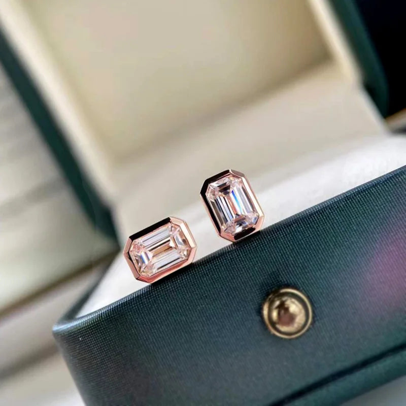 Cubic Stud Earrings