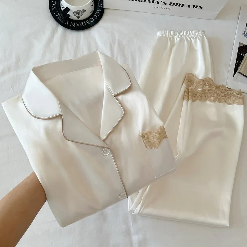 Princess Ice Silk Nightwear Set