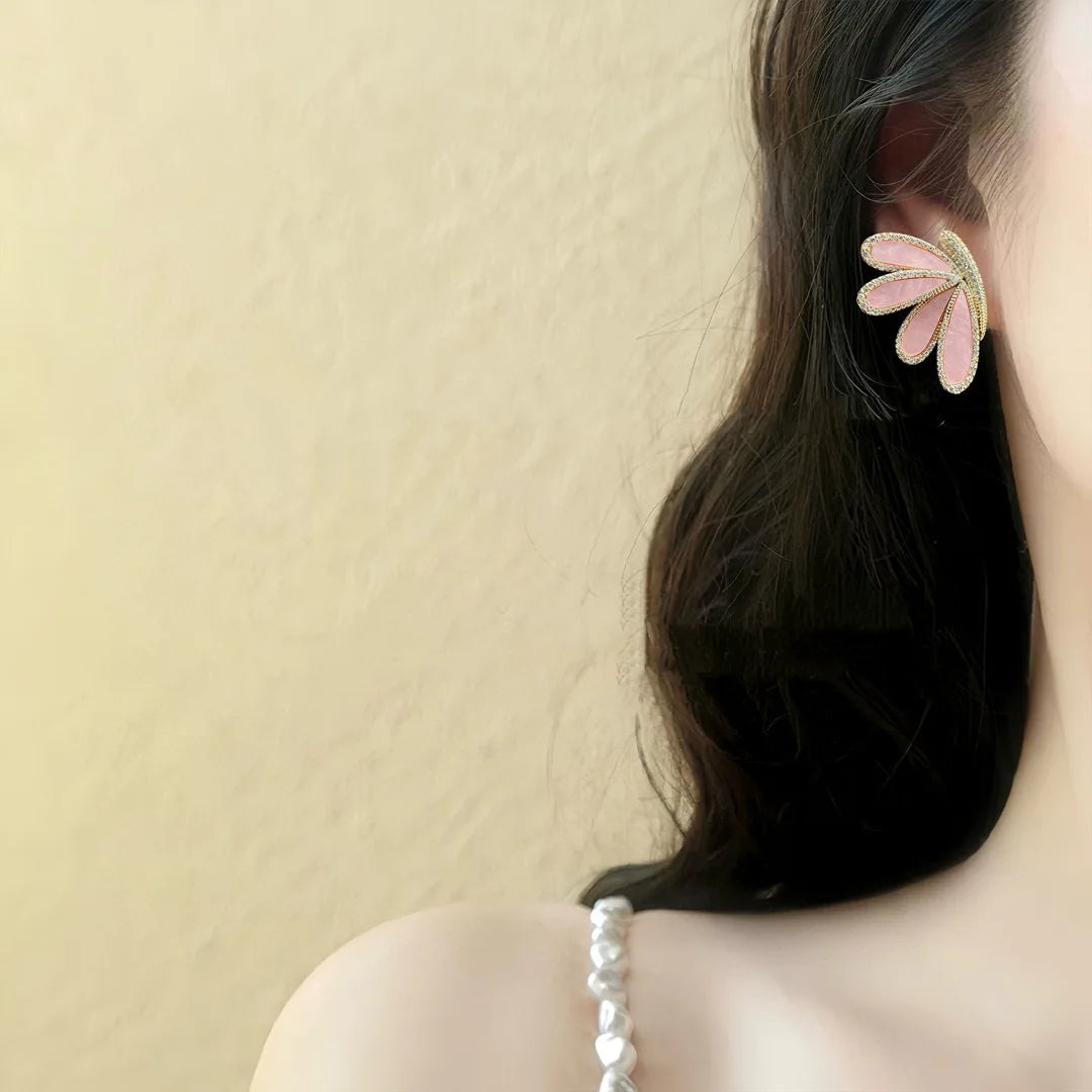 Women Stylish Smart Zircon Butterfly Earrings Necklace 2025