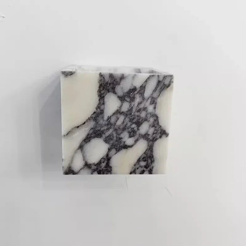 Nordic Italian Marble Lamp Indoor Background Wall Light Purple Pure Natural Stone Entrance Hallway Home Decor Lighting Fixtures