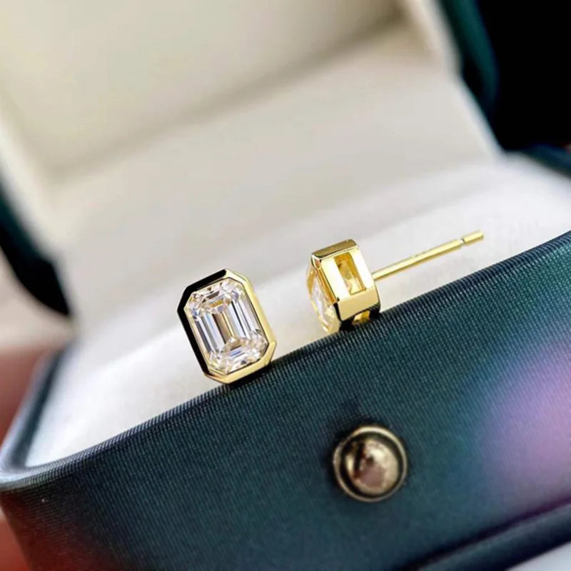 Cubic Stud Earrings