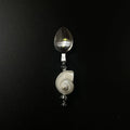 Natural Conch Shell Handle Fork Spoon Knife Stainless Steel Seashell Flatware Dessert Spoon Dinner Knife Salad Fork Dinnerware