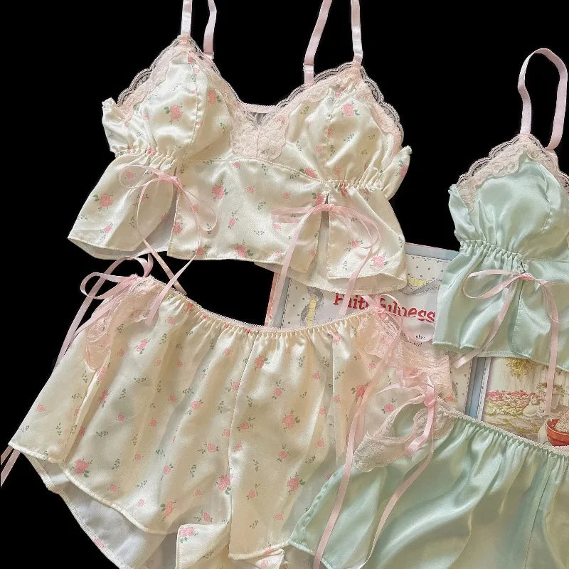 Moonflower Sleep Set With Chest Pad