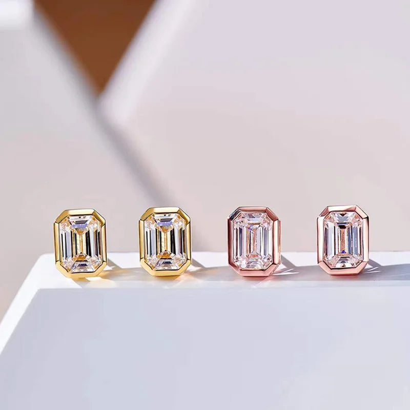 Cubic Stud Earrings