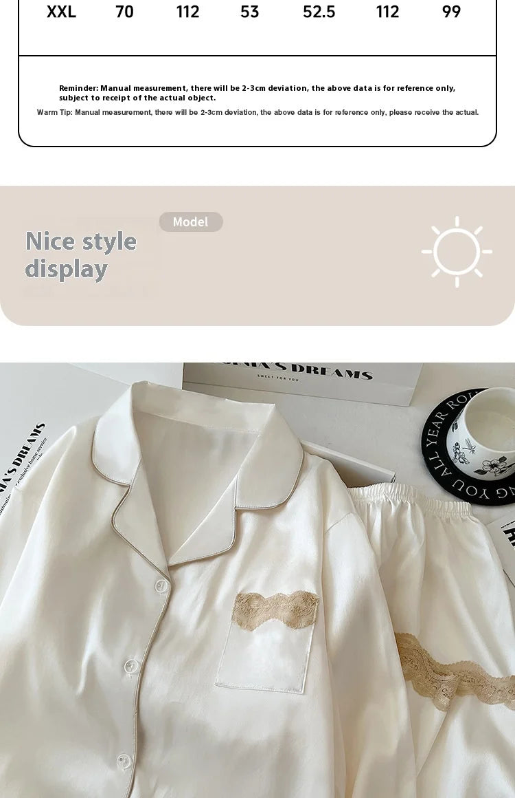 Princess Ice Silk Nightwear Set