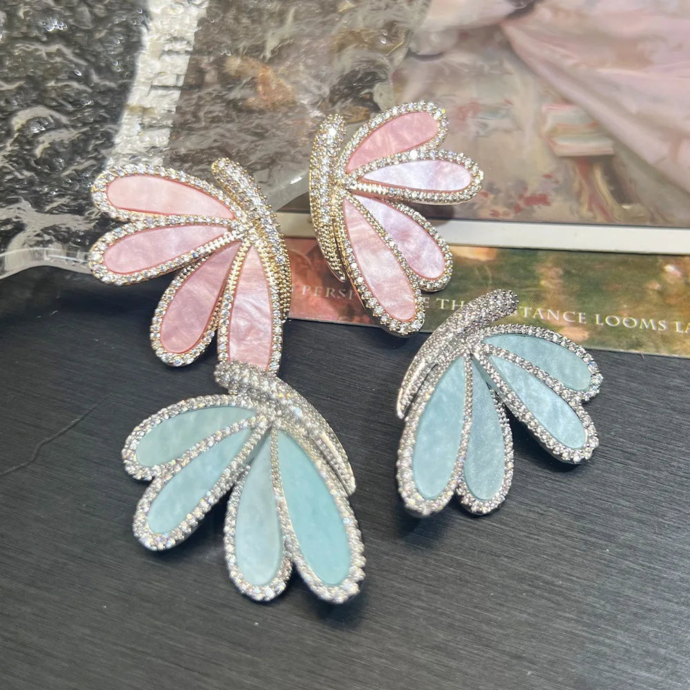 Women Stylish Smart Zircon Butterfly Earrings Necklace 2025