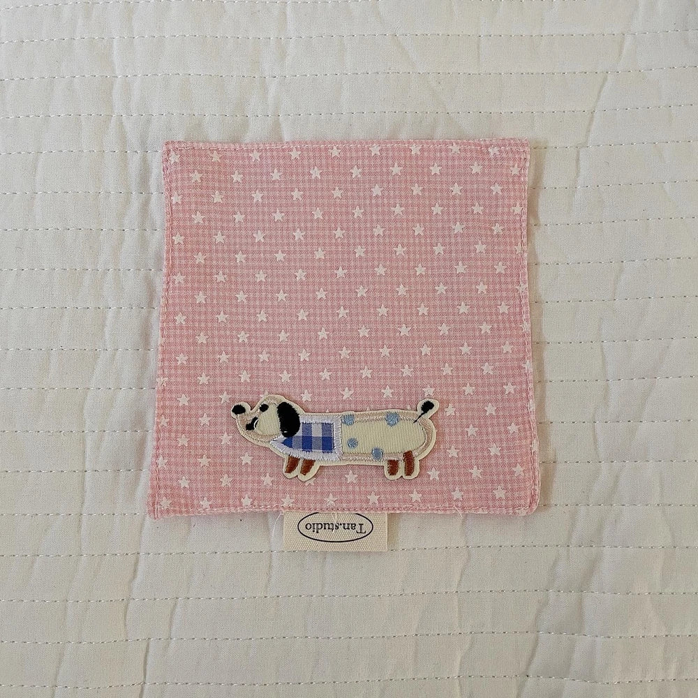 Coaster Korean Style Hand Made Cotton Coaster checked pattern Insulation Pad Table Mat Placemats Home Decoration Kitchen Accesso