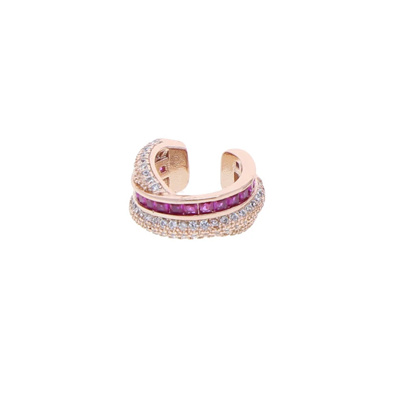 Elina Stud Earring with matching ear cuff