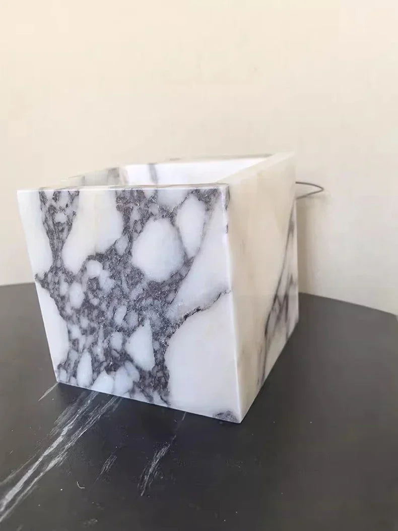 Nordic Italian Marble Lamp Indoor Background Wall Light Purple Pure Natural Stone Entrance Hallway Home Decor Lighting Fixtures