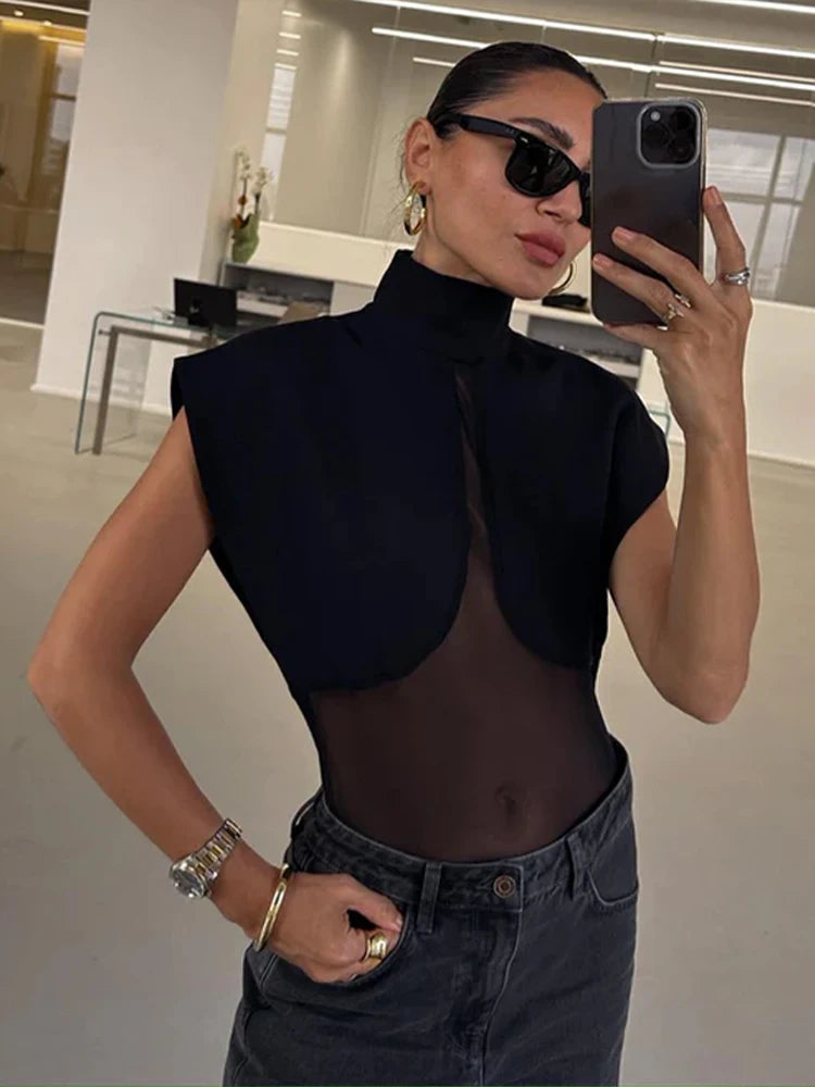High Collar BodySuit