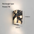 Nordic Italian Marble Lamp Indoor Background Wall Light Purple Pure Natural Stone Entrance Hallway Home Decor Lighting Fixtures