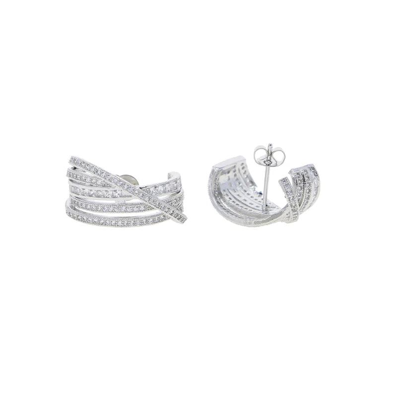 Elina Stud Earring with matching ear cuff