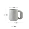 300/600ml Japanese Stoneware Retro Coffee Mug Breakfast Milk Oatmeal Cups Office Couple Water Mug Design Style Mug Birthday Gift