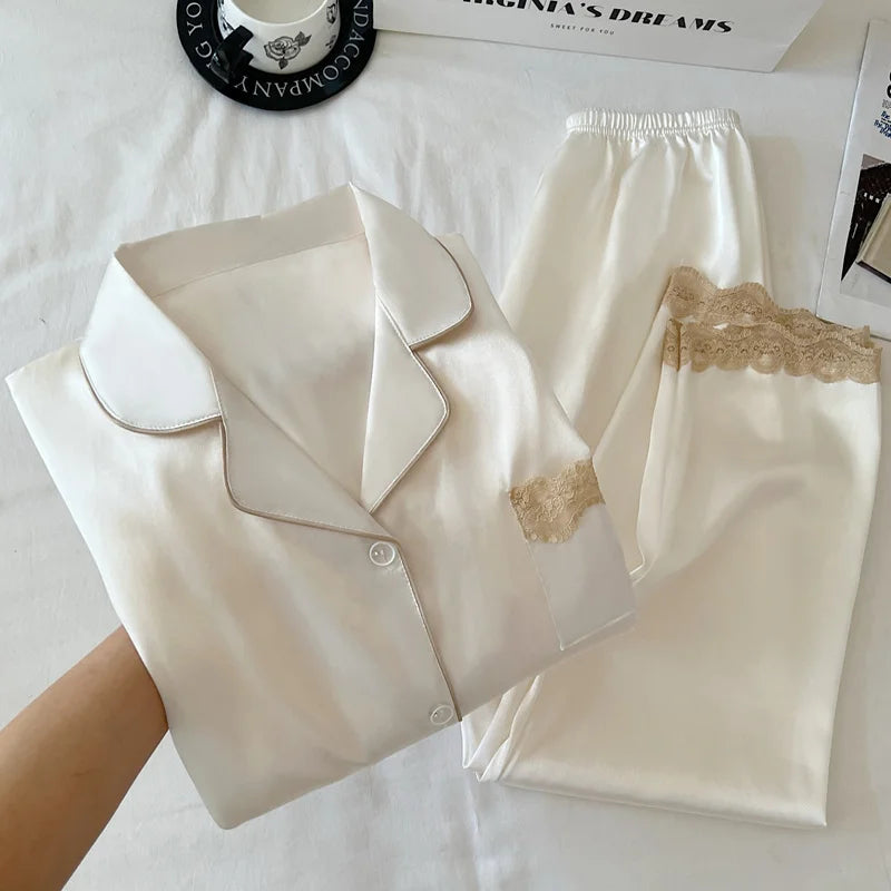 Princess Ice Silk Nightwear Set