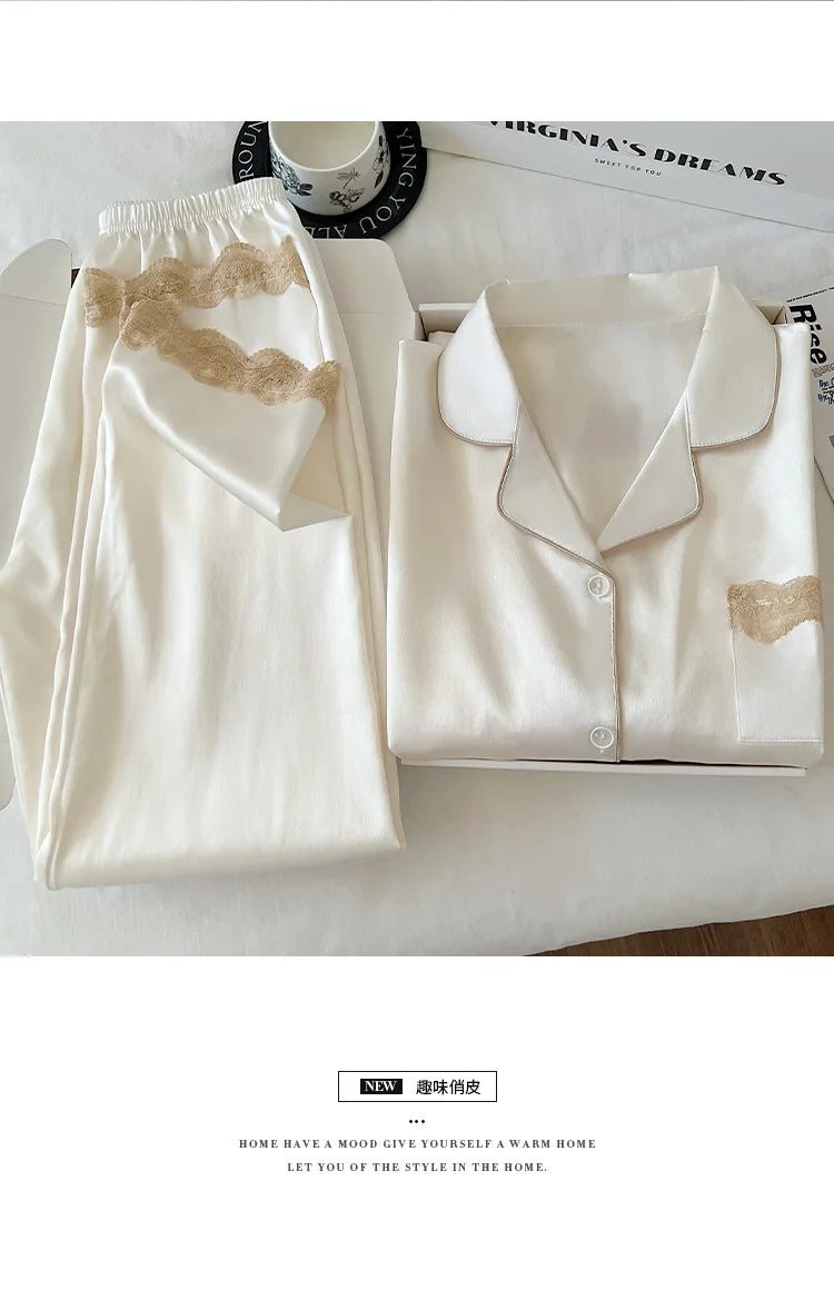 Princess Ice Silk Nightwear Set