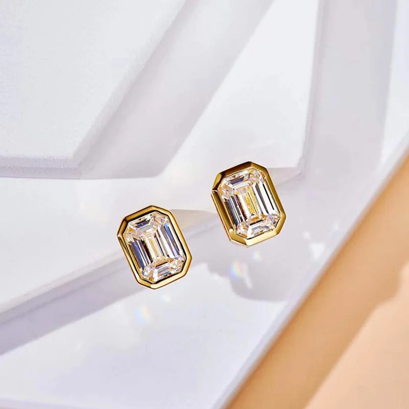 Cubic Stud Earrings